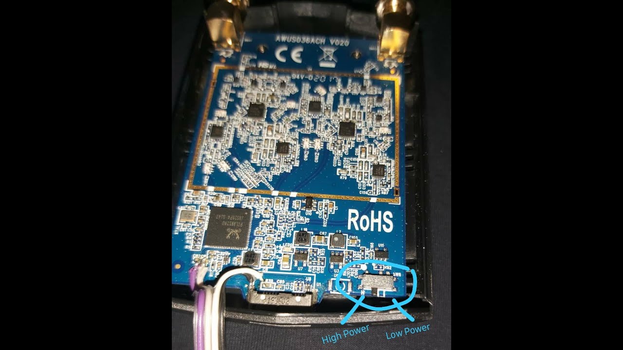 Alfa Awus036ach  WiFi adapter transmit power hack