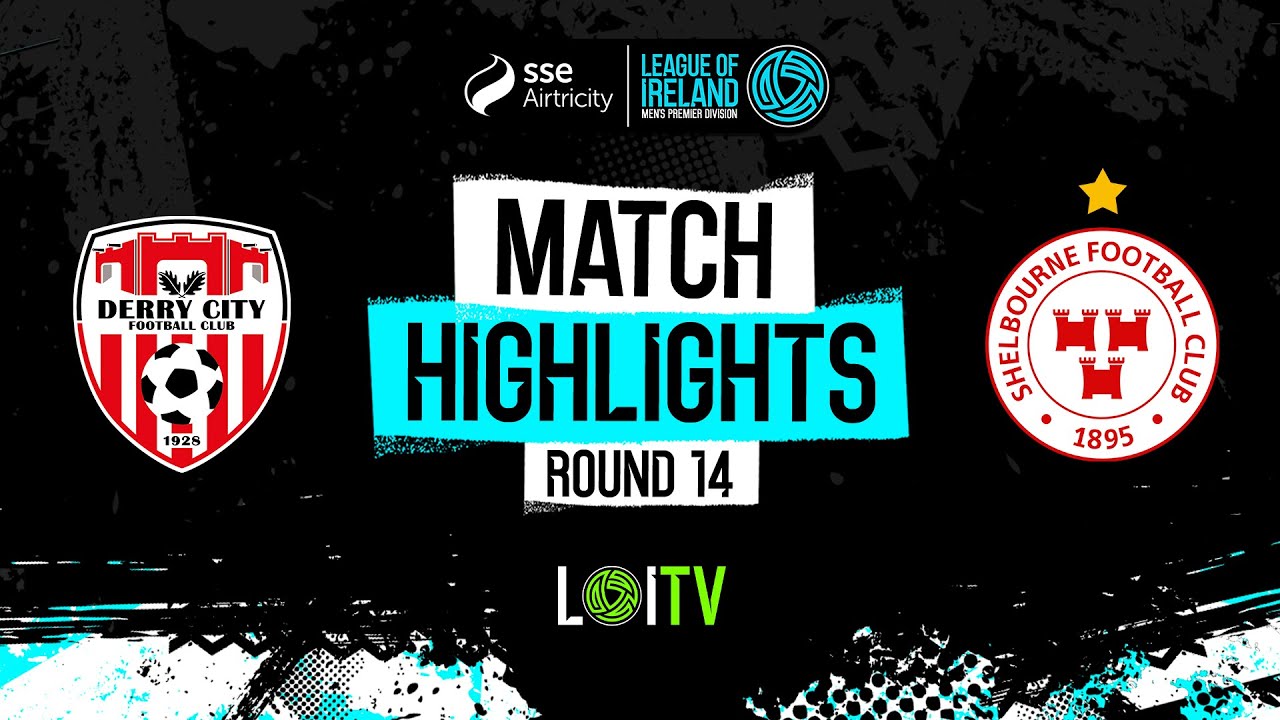 SSE Airtricity Men's Premier Division Round 14 | Derry City 1-1 Shelbourne | Highlights