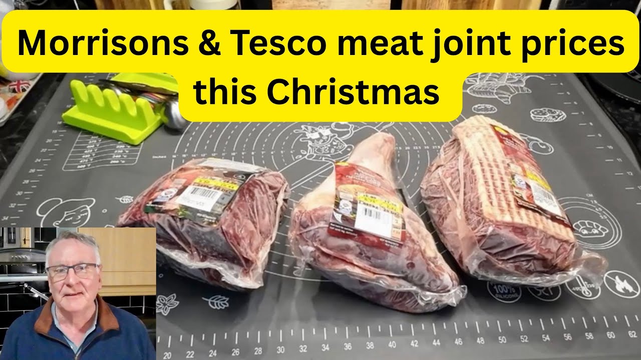 Цены на мясные продукты в магазинах Morrisons и Tesco на это Рождество.