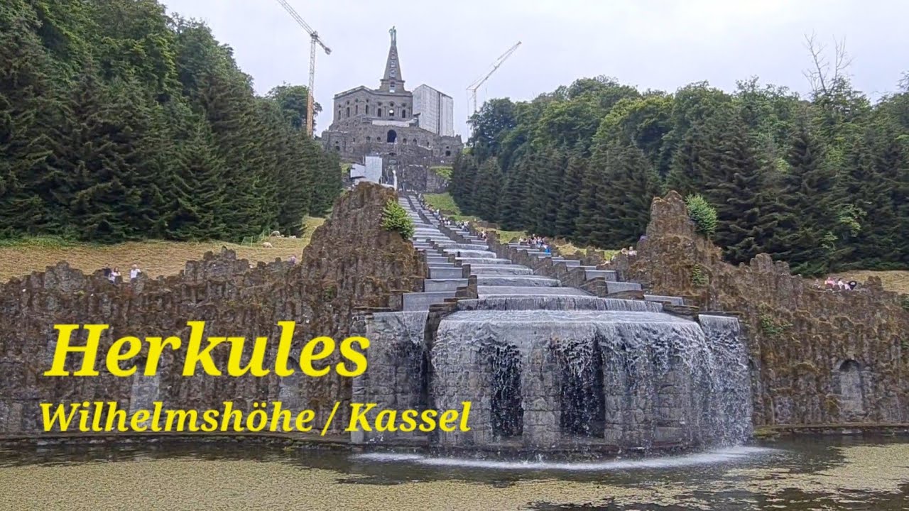 Herkules ... Wasserspiele im Bergpark Wilhelmshöhe in Kassel