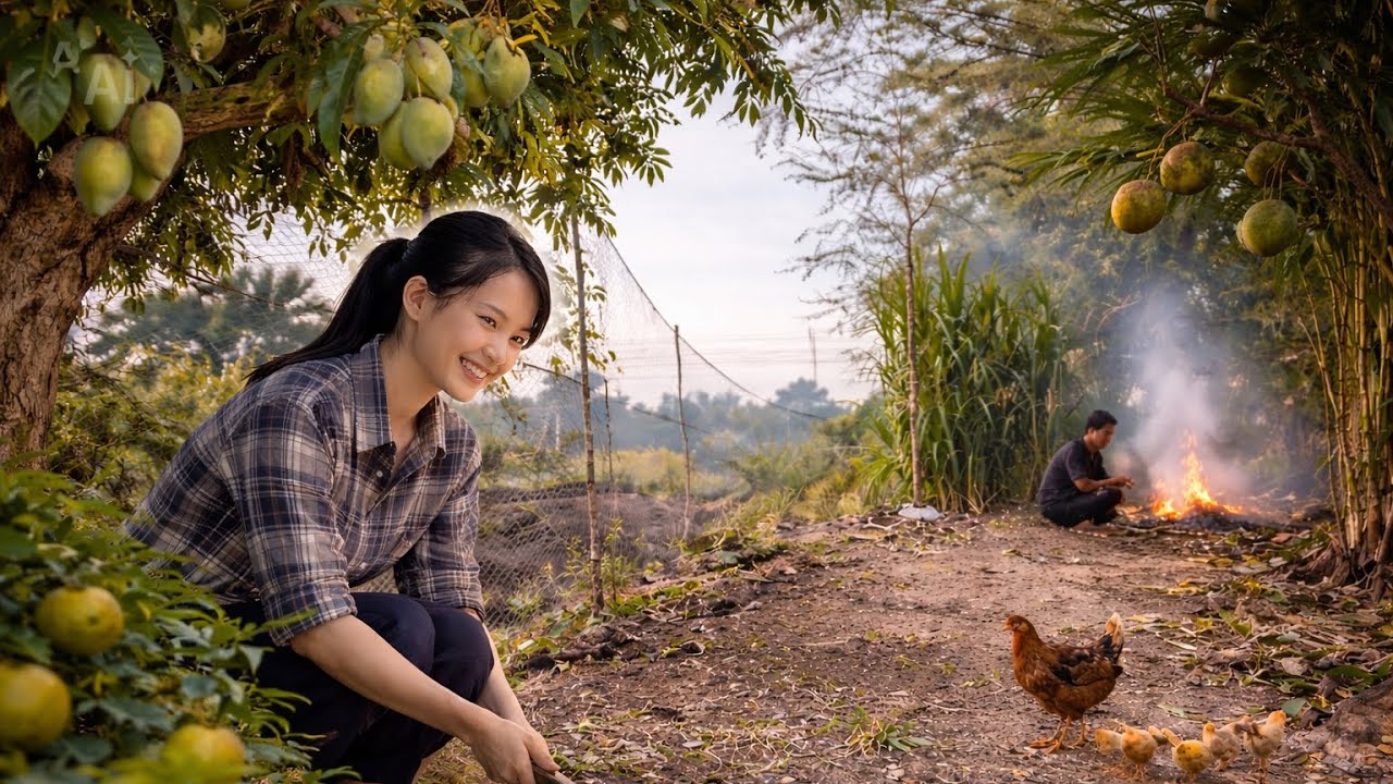 Phần 1: Cải tạo miếng đất nhỏ sau nhà, làm bếp quê ngoài trời.