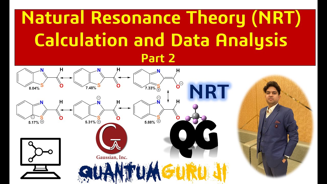 Natural Resonance Theory (NRT) Calculation and Data Analysis -Part 2  || Dr. Gaurav Jhaa