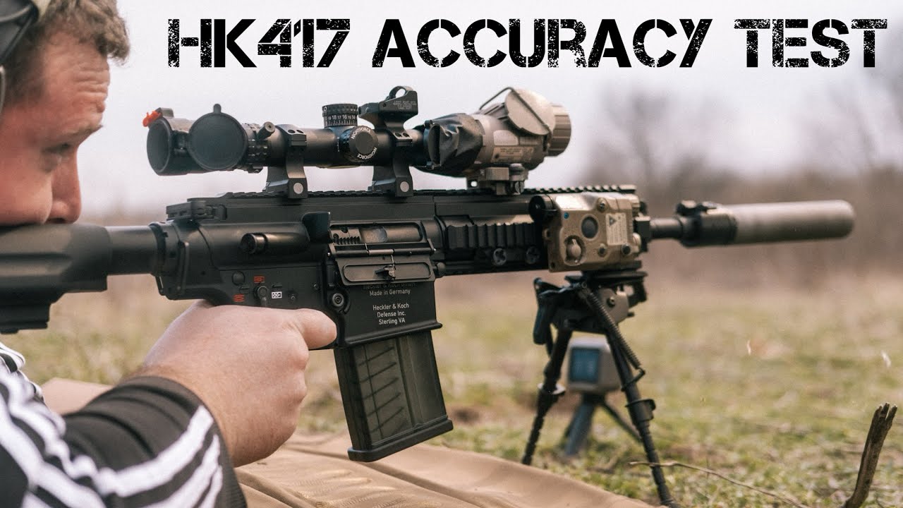 Сборка штурмовика HK417 (часть 3) (тест на точность)