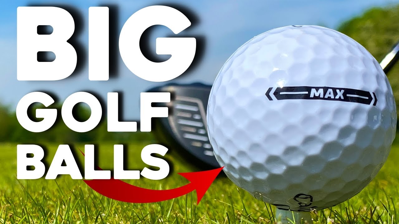 Playing golf with BIG balls...is BIGGER easier?