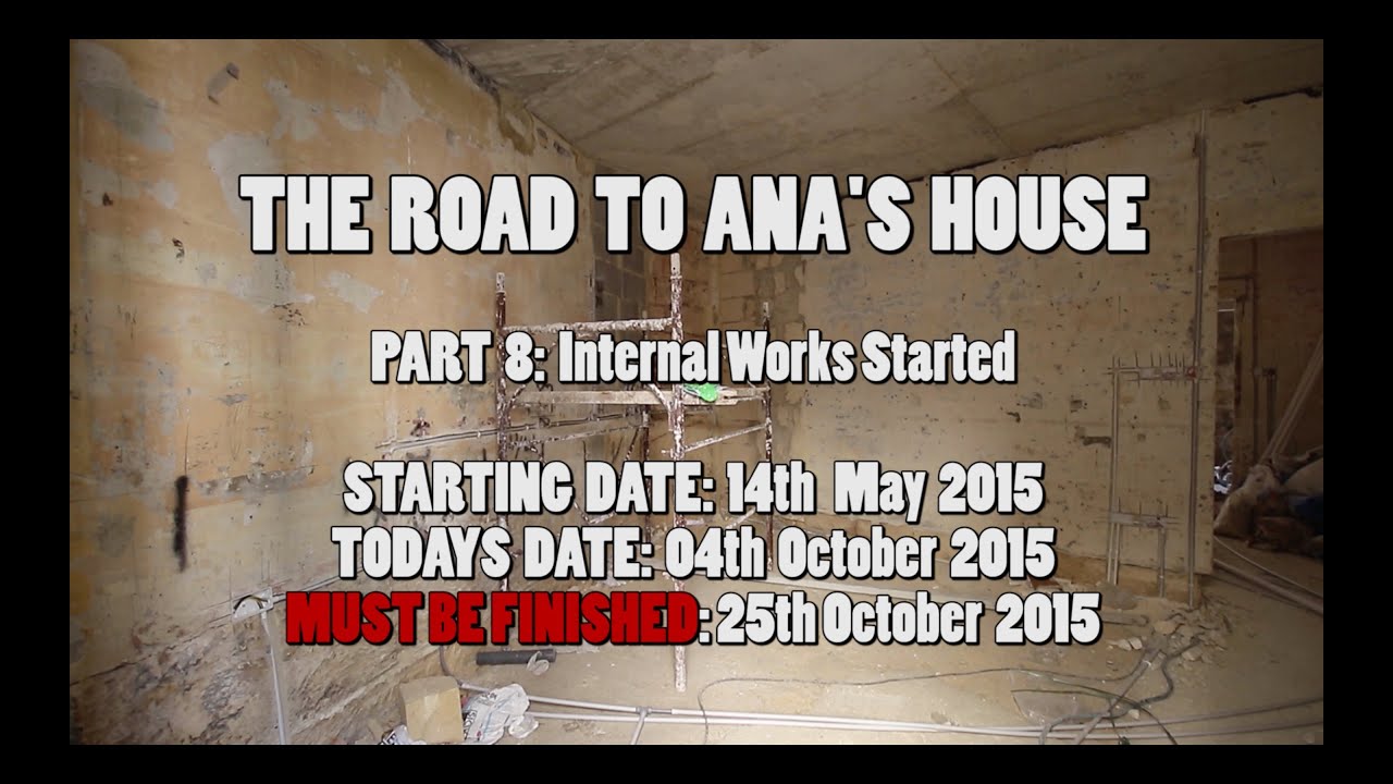 Part 8. Renovation Of a Maltese Town House  - Internal Works Started