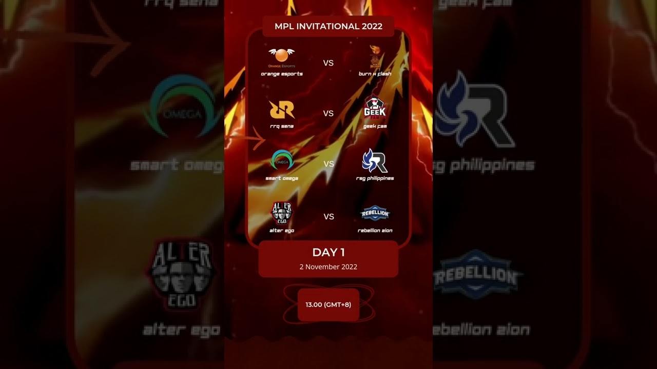 Jadwal Hari Ke-1 | MPL Invitational 2022