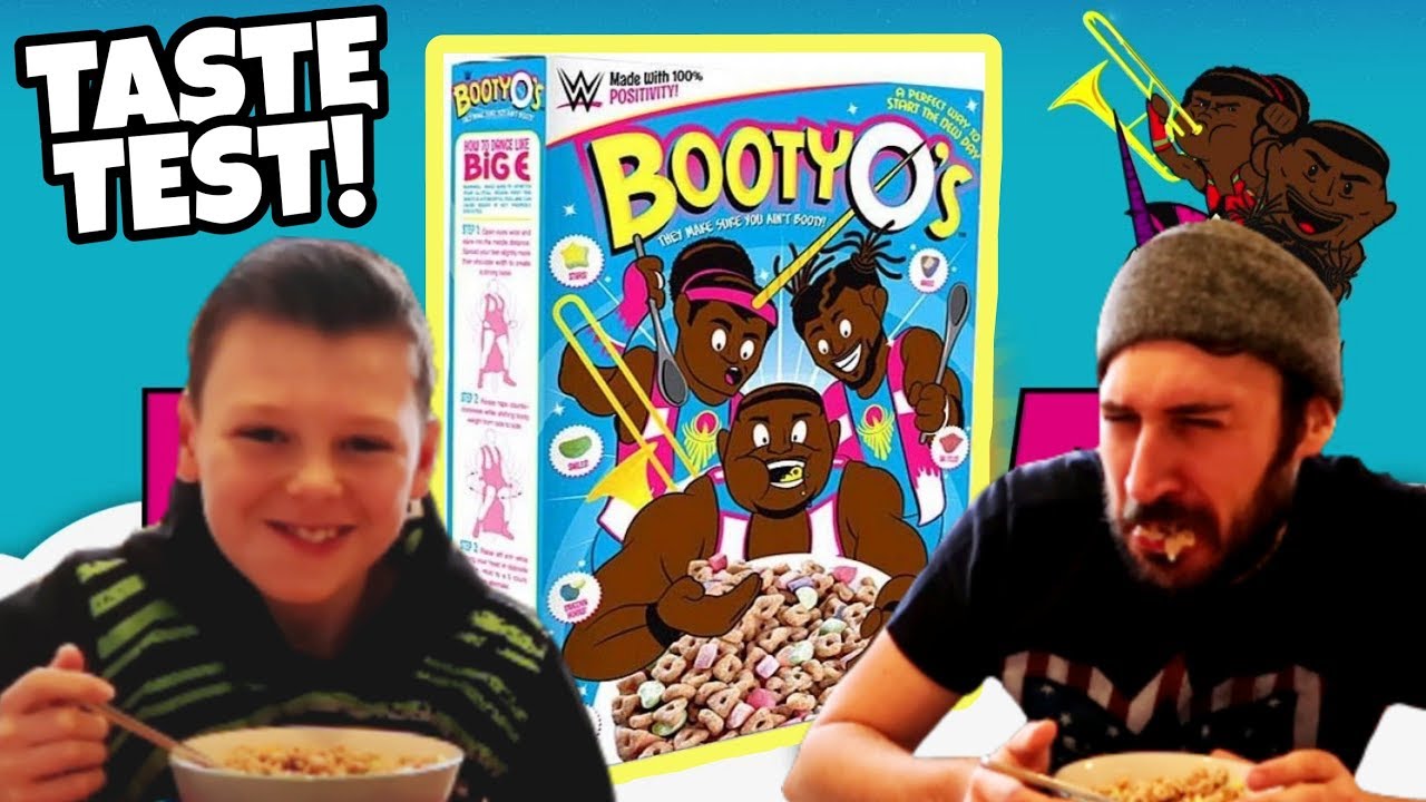 WWE BOOTY O CEREAL TASTE TEST!!! (Starring Josh)
