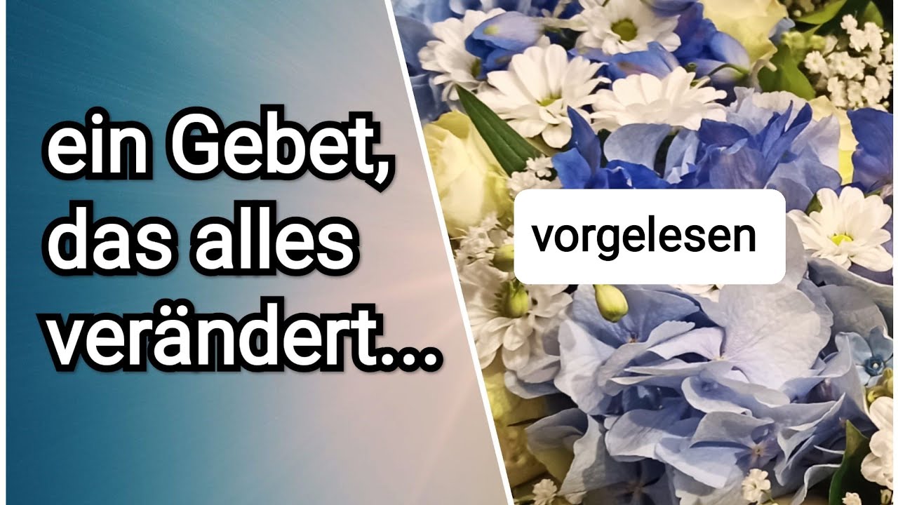 GEBET UM ERRETUNG / Mit Text VORGELESEN /Jesus Christus als Erl&ouml;ser annehmen / &Uuml;bergabegebet / GOTT
