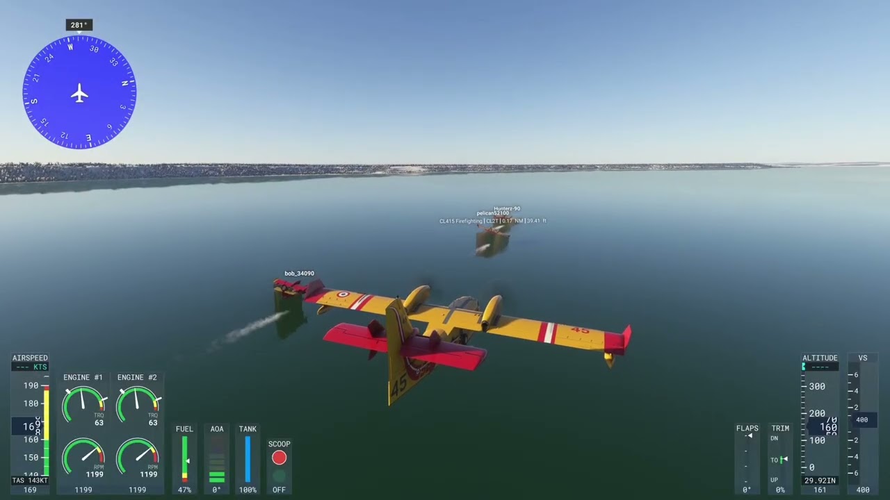 Microsoft Flight Simulator : Les Canadairs sont de sortis