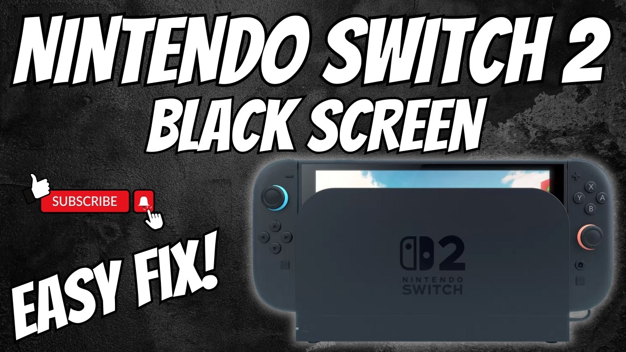 Чёрный экран на Nintendo Switch 2: решение за 30 секунд (март 2026 г.)