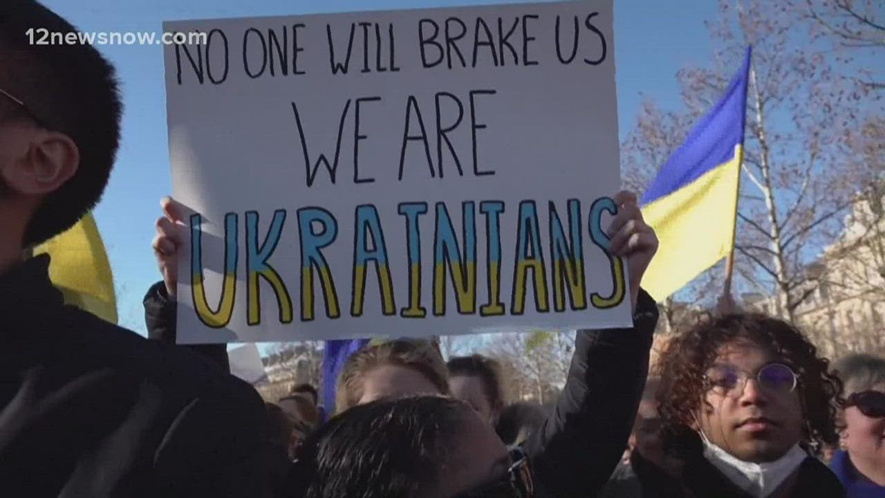 Nationwide protests show support for Ukraine, call for sanctions, weapon provision