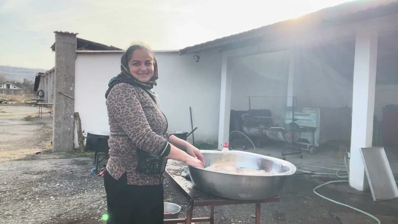 Mațe spălate cu feri și clor de lămâia