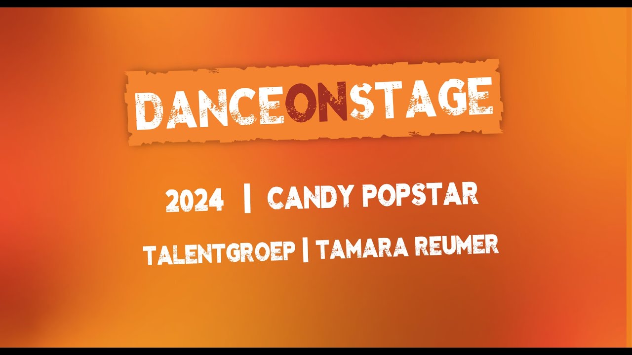 RKDOS Dance On Stage 2024 | Talentgroep | Candy popstar
