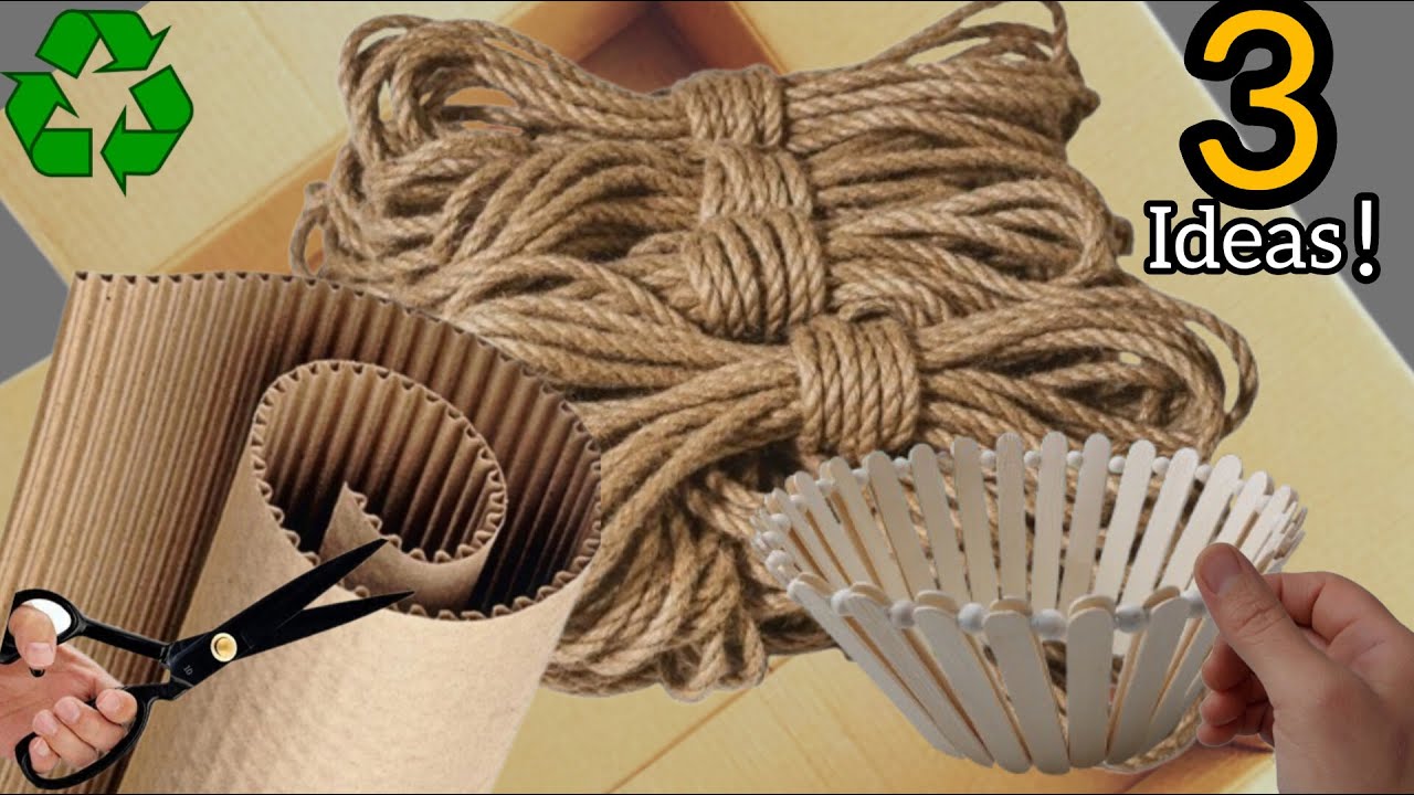 OMG! Super Beautiful but Low-Cost! 3Best DIY Space-Saving Craft Ideas from Waste Material #2024