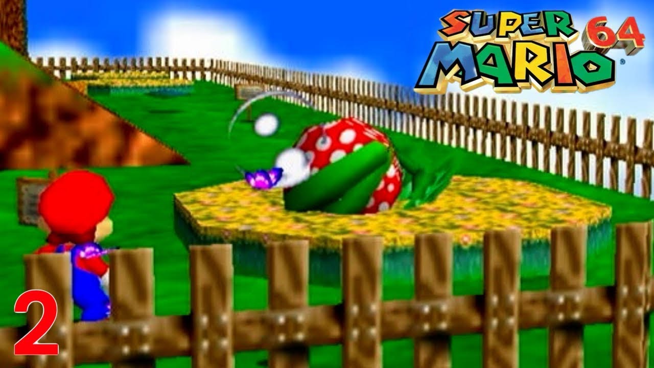 Super Mario 64, часть 2: Монеты, Чомпы и Вумпы