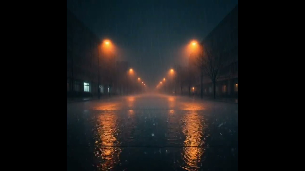 Rainy Night in a Quiet Town