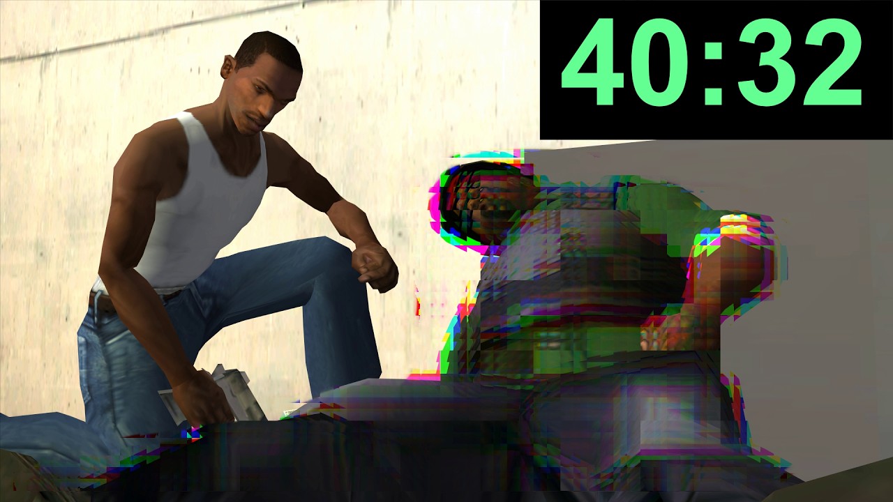 Explicando a NOVA SPEEDRUN do GTA San Andreas de 1 HORA
