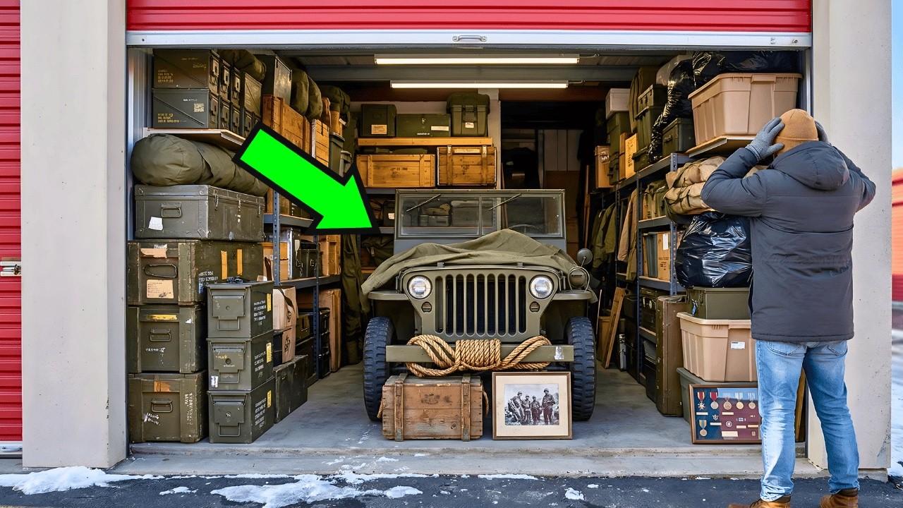 Single Dad Bought an Abandoned Storage Unit… I Wasn’t Ready for What He Found