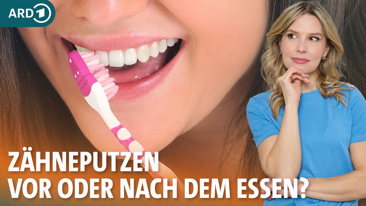 Z&auml;hneputzen vor oder nach dem Fr&uuml;hst&uuml;ck? 5 Tipps f&uuml;r Mundhygiene | Dr. Julia Fischer | ARD Gesund