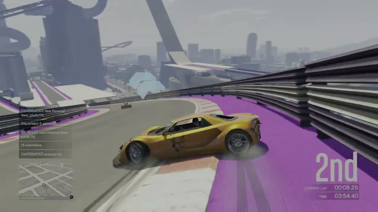 GTA Online Racing. I Attempted A Vehicular Manslaughter!!!