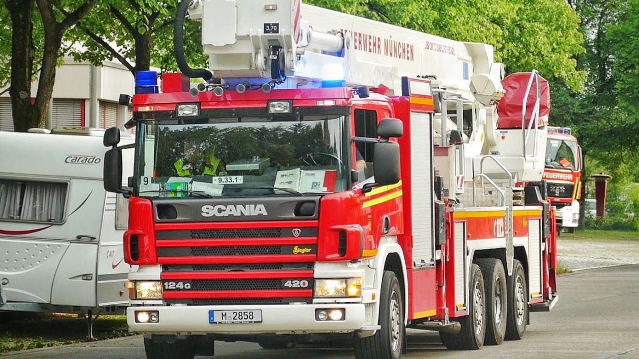 [Silvester-Special] HRB 53 + GW Kran + TLF 20/40 Berufsfeuerwehr M&uuml;nchen FW9