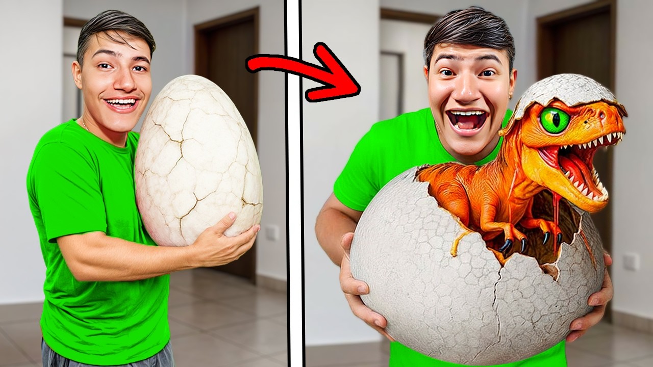 COMPREI E CHOQUEI O GIGANTE OVO DE DINOSSAURO DA INTERNET