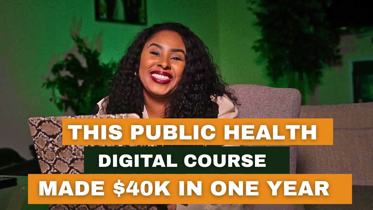 How I Built a Public Health Digital Course That Made $40K in One Year