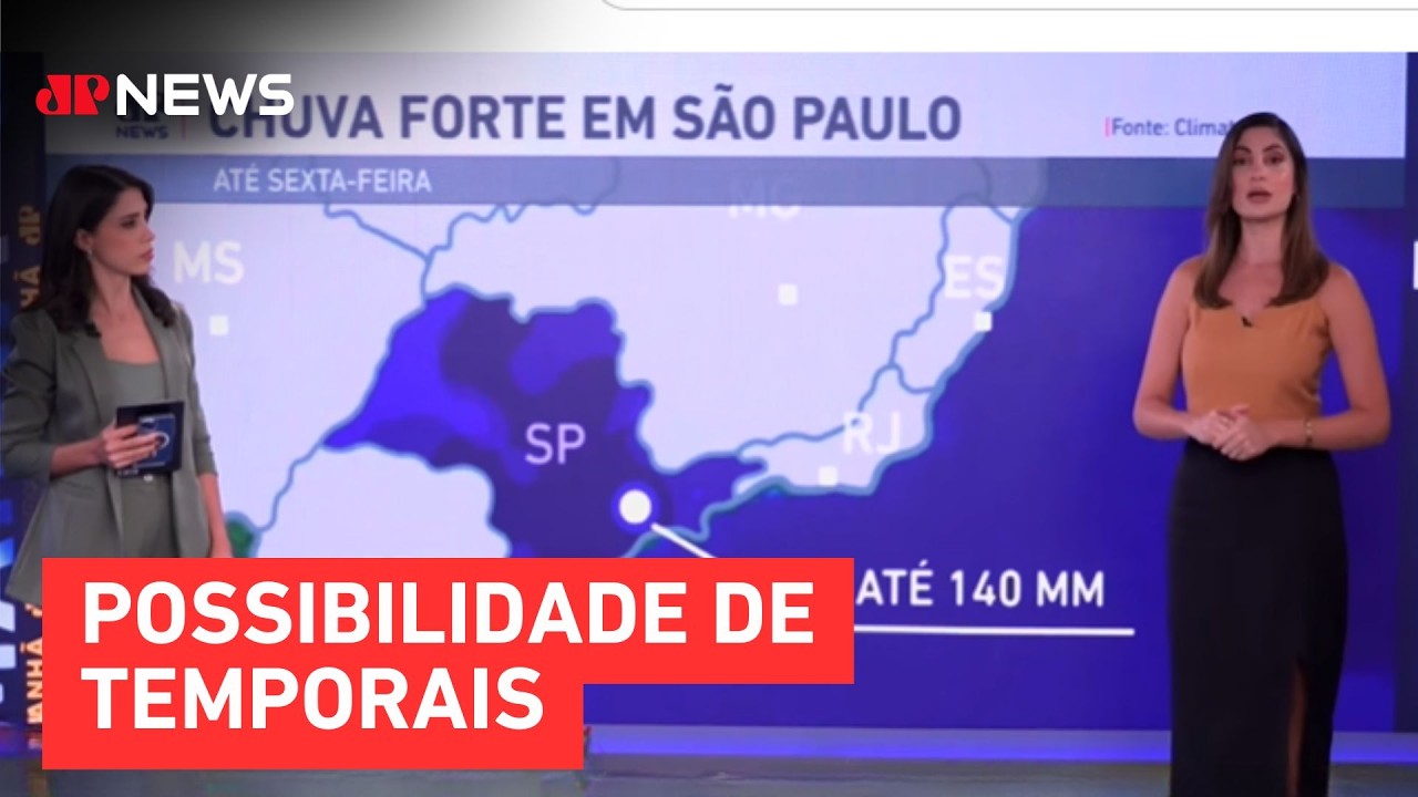 Previsão do Tempo: Sudeste em alerta para chuva nesta quarta (11)