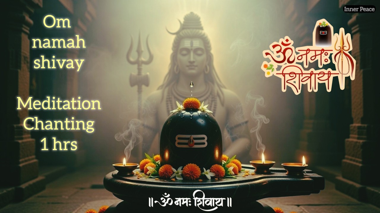 ॐ नमः शिवाय | 1 Hour Powerful Shiva Mantra Chanting | Om Namah Shivaya Meditation | Positive vibes🕉️
