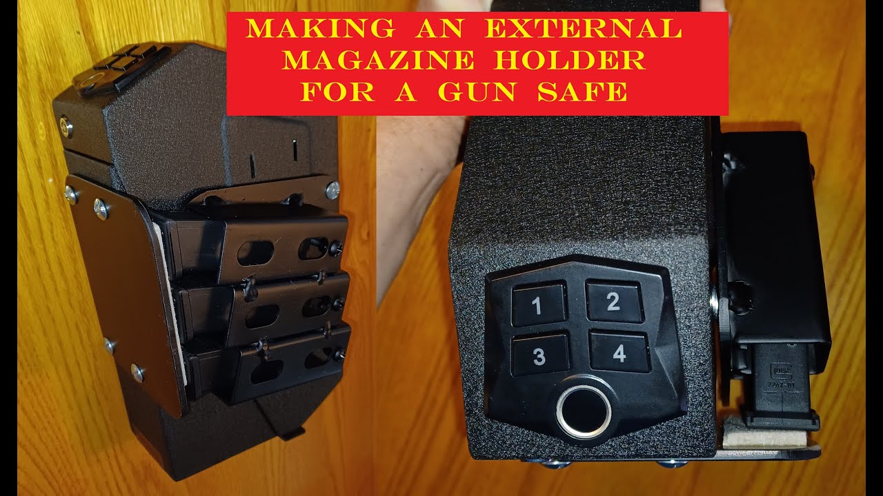 Making a Magazine Holder for a Gun Safe