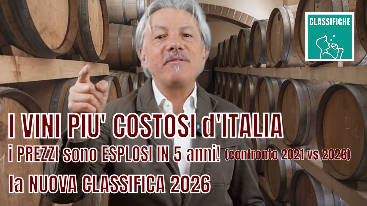 I VINI PIÙ COSTOSI D’ITALIA: i prezzi sono ESPLOSI in 5 anni!