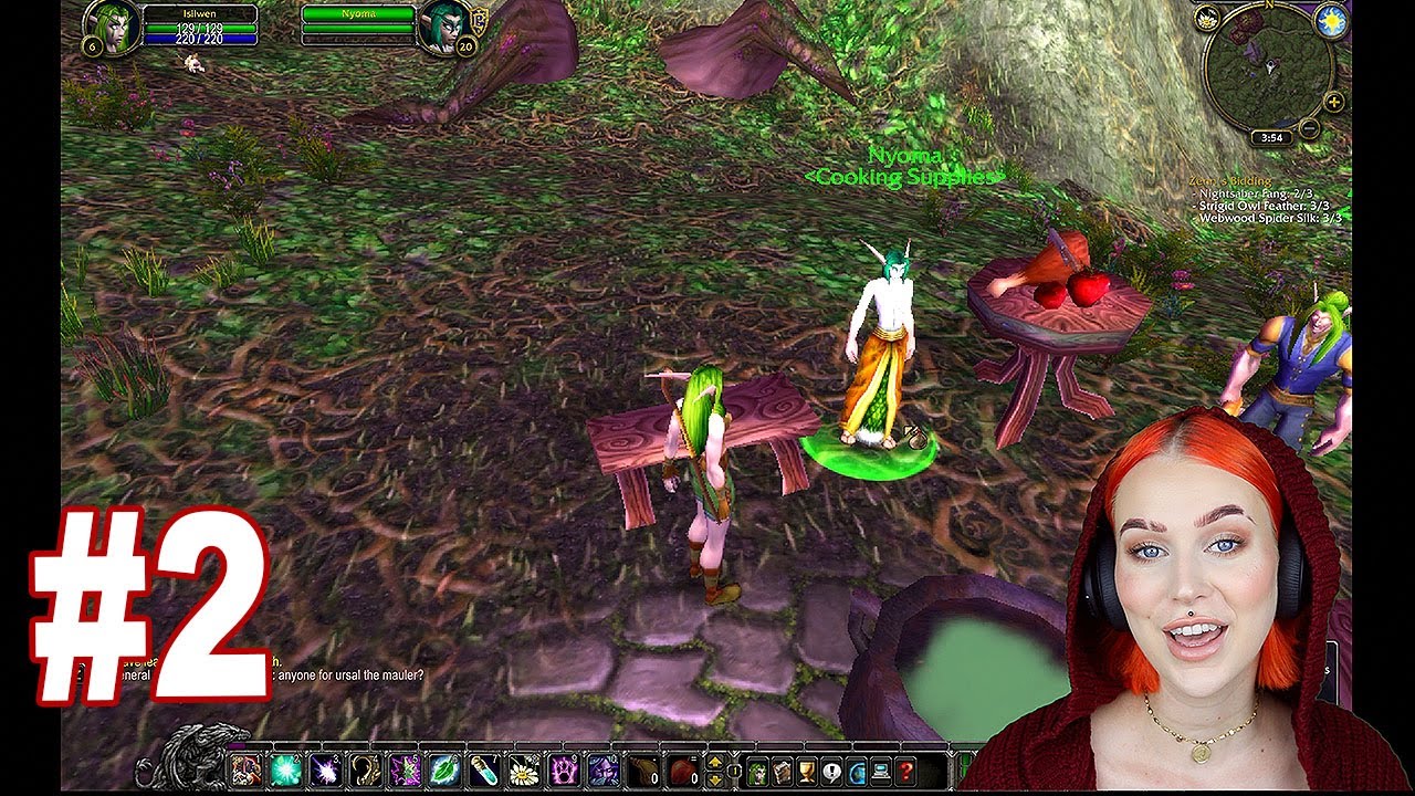 Давайте поиграем в WoW Classic — Эпизод 2 — Игровой процесс за ночных эльфов-друидов — Покидая Ал...
