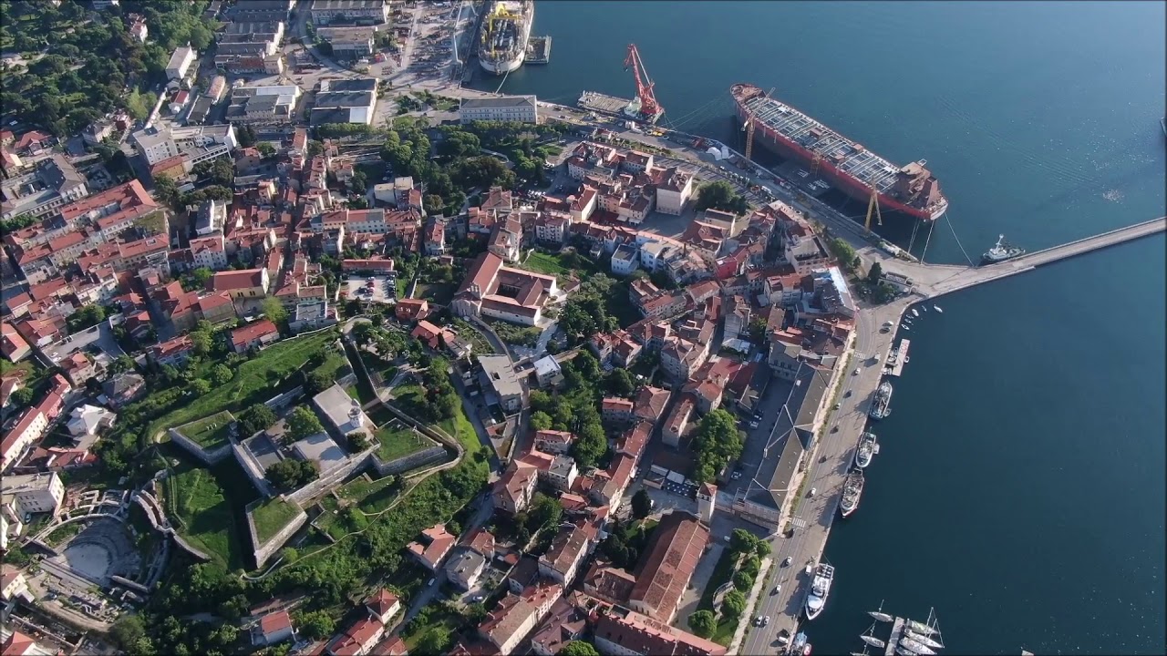 Pula from air