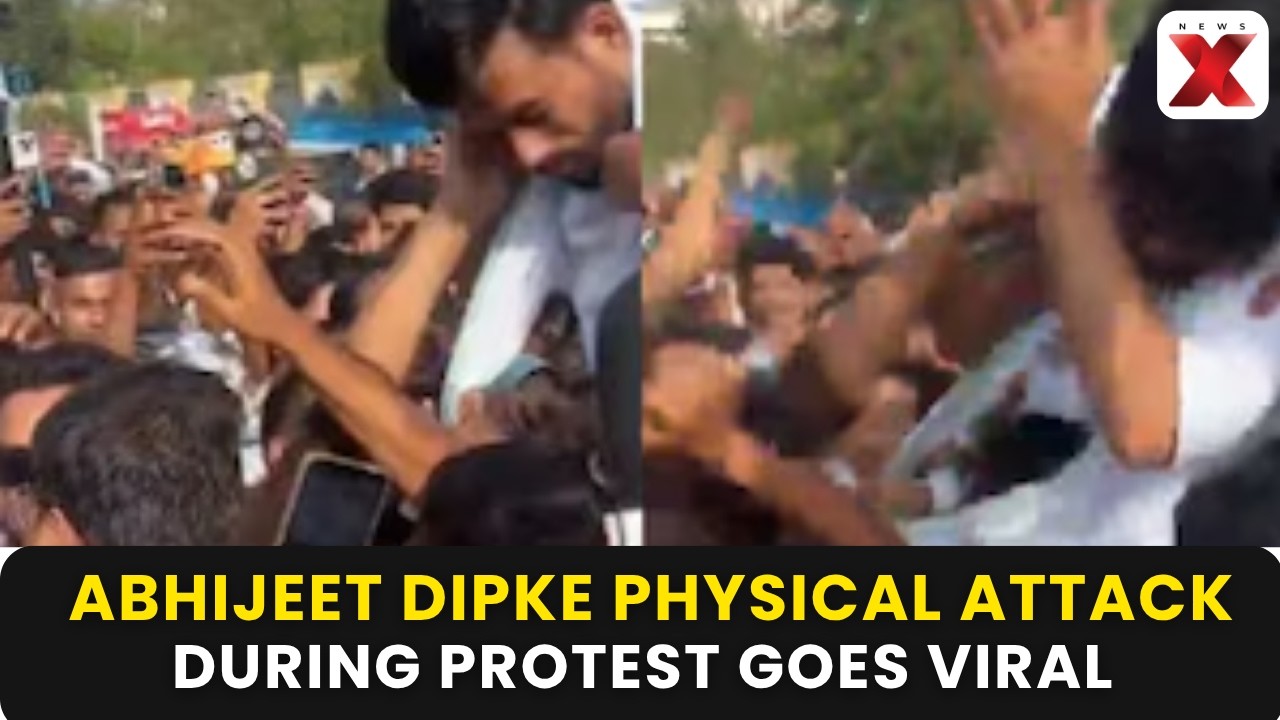 Viral Video | CJP Founder Abhijeet Dipke Slapped Multiple Times During Jaipur Protest | NewsX