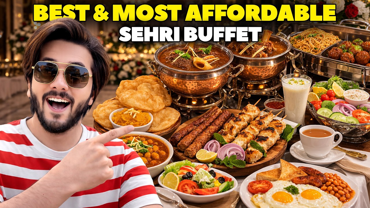 Best & Most Affordable Sehri Buffet in Islamabad | Aura Grande | Ramadan 2026 Vlog | Food Review