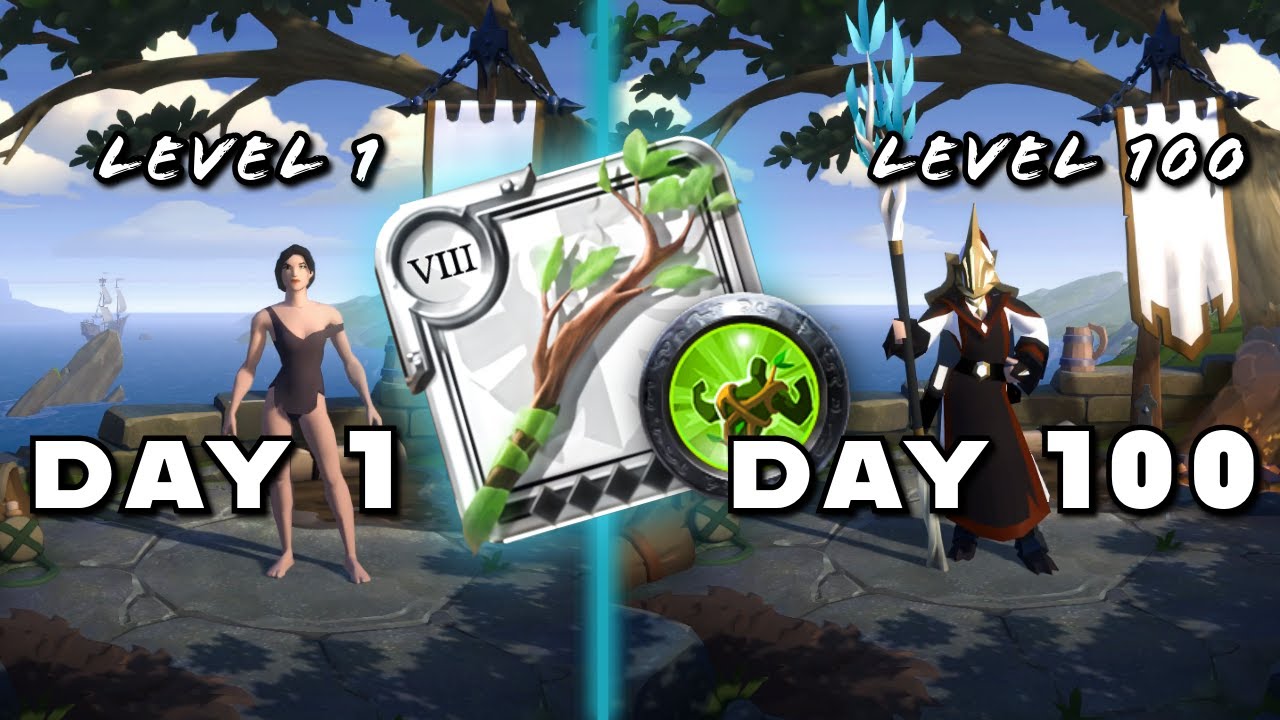 ZERO TO HERO GREAT NATURE STAFF - From 0 To Level 100 - Cajado da Natureza Elevado - Albion Online