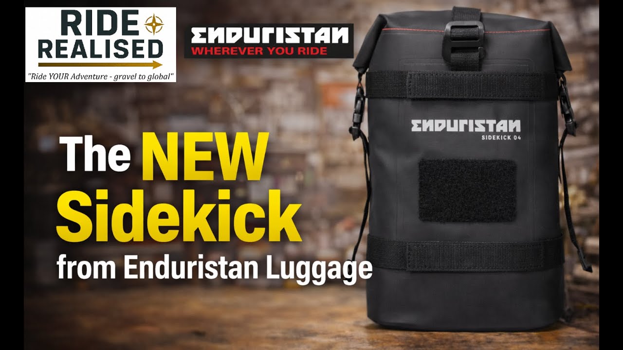 Enduristan Sidekick Bags - A fully waterproof auxiliary motorcycle bag.