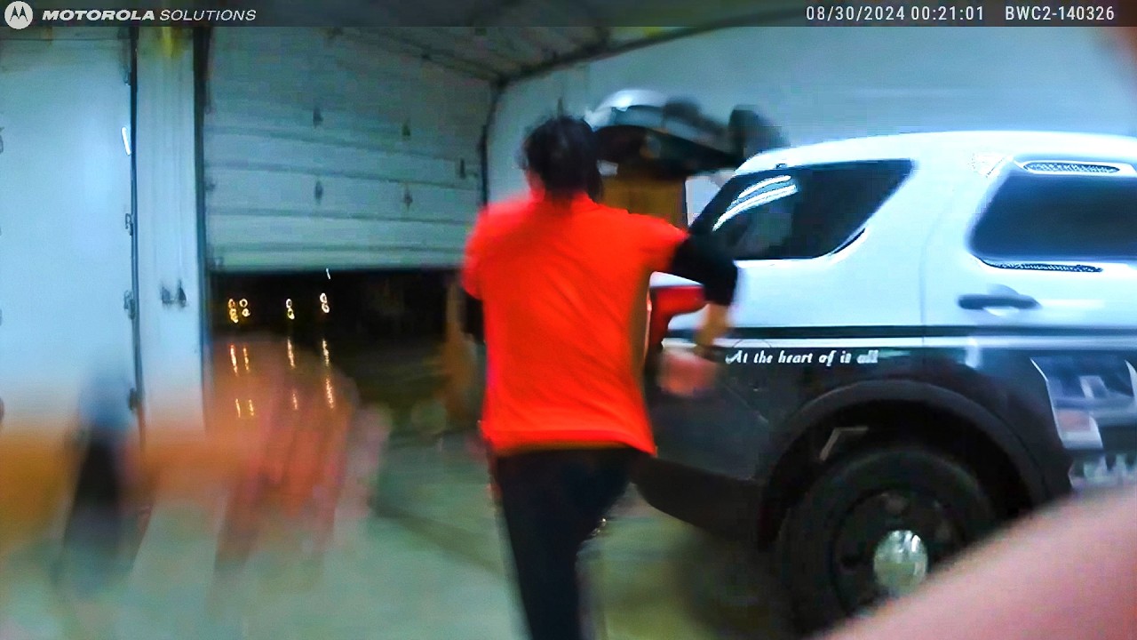 Karen Tries Running Away During DUI Test