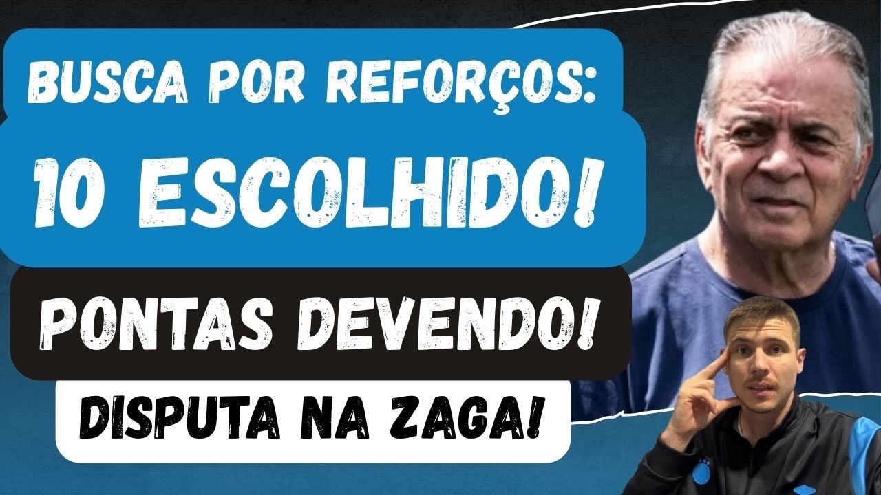 🚨O CAMISA 10 FOI ESCOLHIDO | PONTAS DEVENDO | DISPUTA NA ZAGA DO GRÊMIO! 