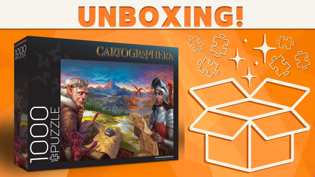 Cartographers 1000 Piece Puzzle - Unboxing!