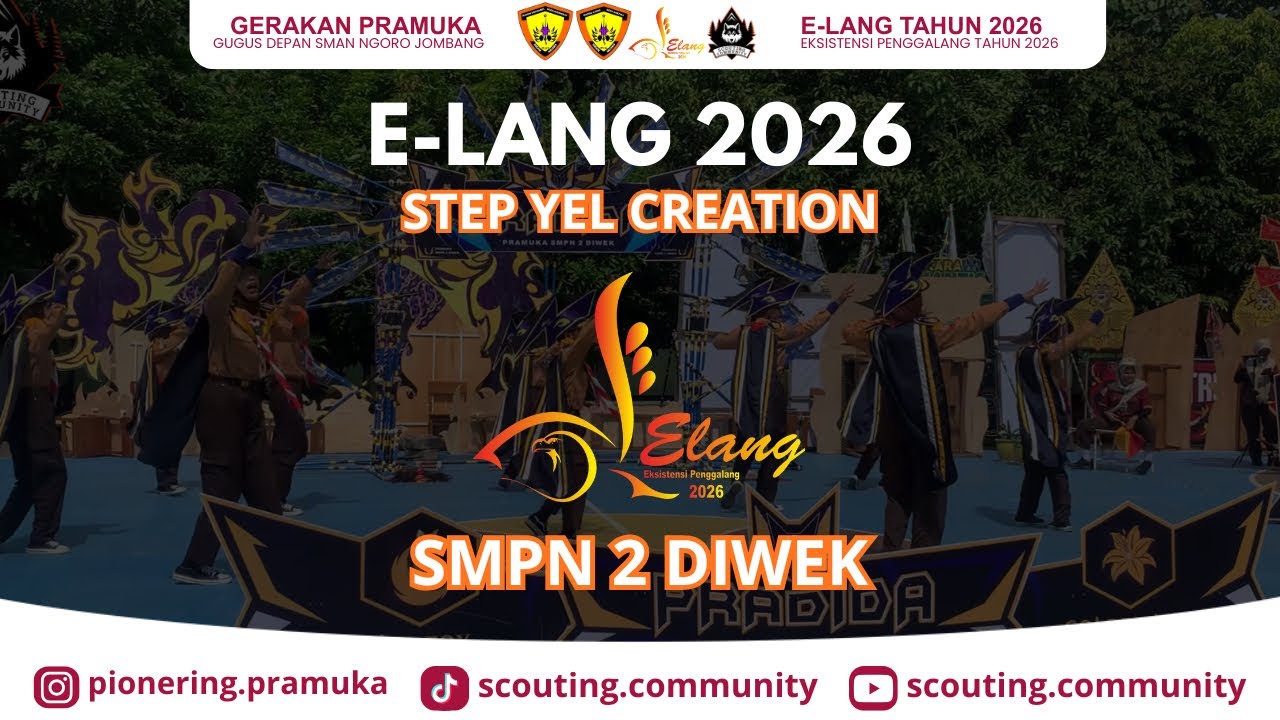 KREASI YEL PRAMUKA PRADIDA SCOUT PRAMUKA SMPN 2 DIWEK | EKSISTENSI PENGGALANG 2026