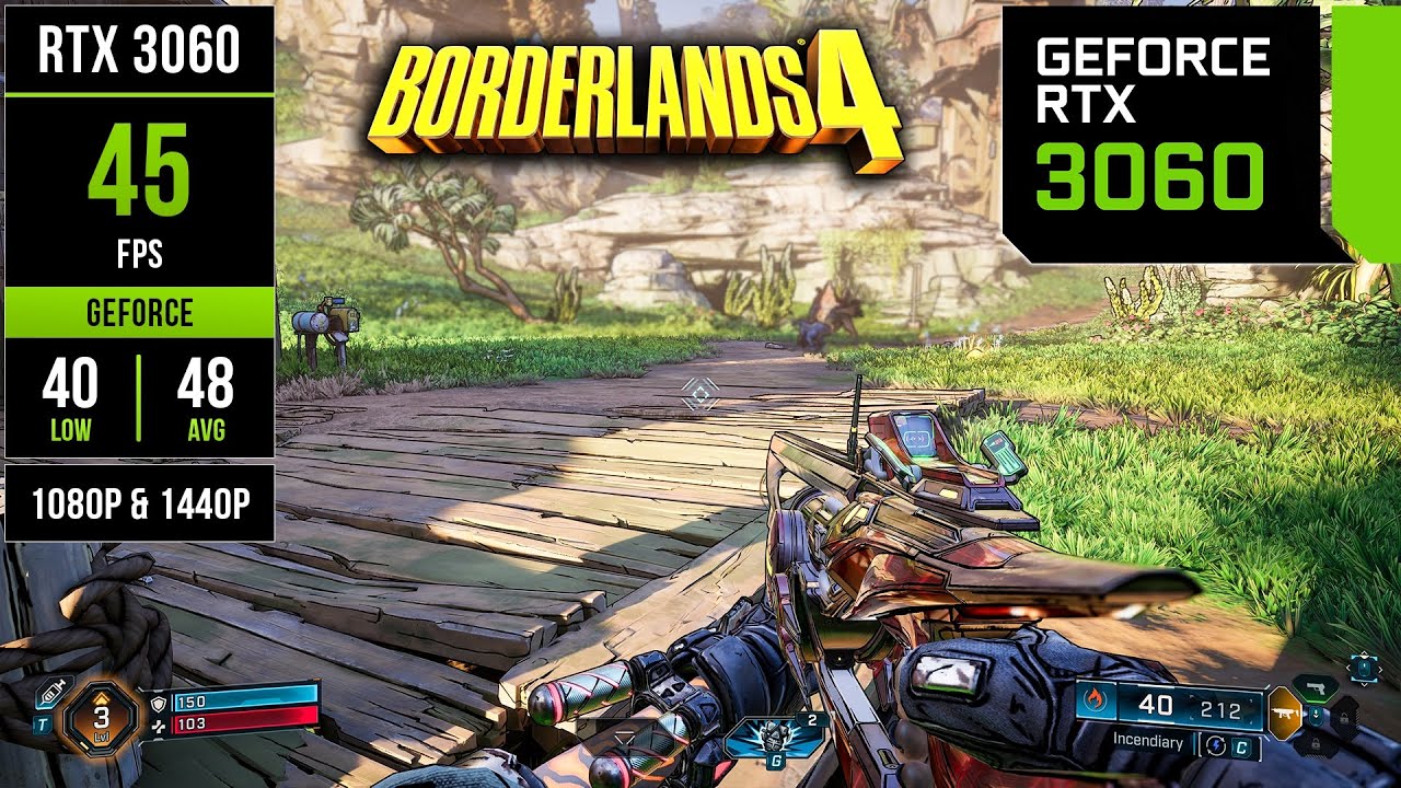 RTX 3060 on Borderlands 4 - 1440p & 1080p with DLSS 4! #2KPartner #VaultNetwork