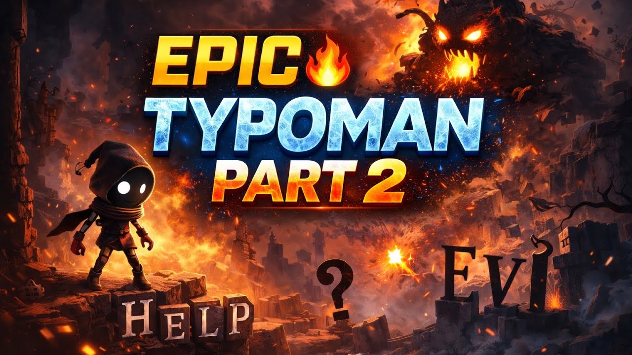 Typoman Gameplay Part 2 🔥 | Dark Puzzle Adventure