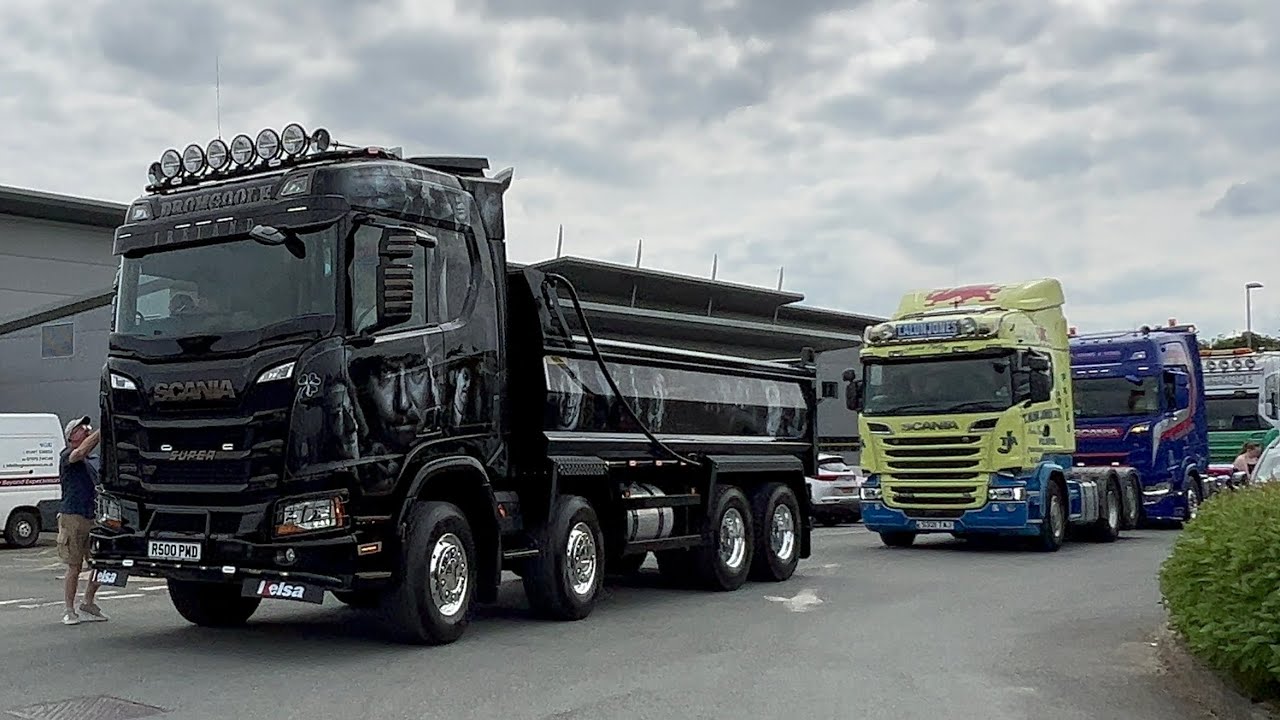 Truck Show At Welshpool Features Lots Of Trucks And Trucking Action.