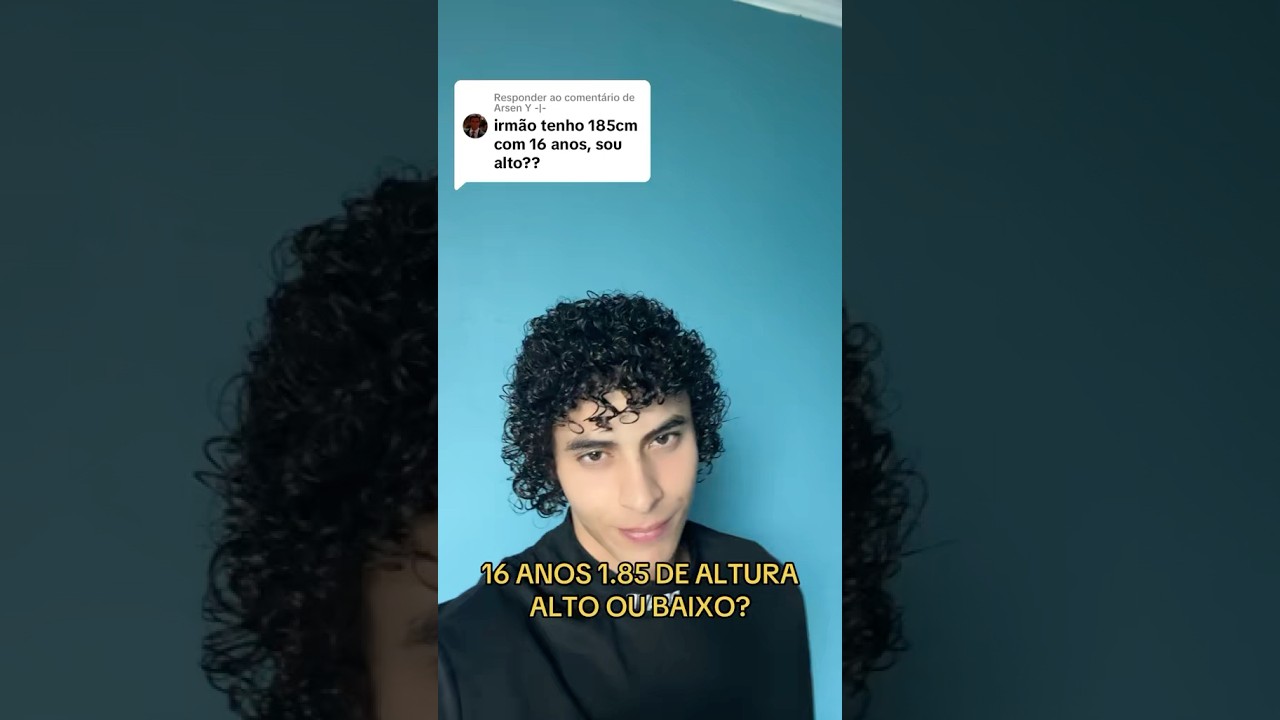 16 anos 1.85 de altura