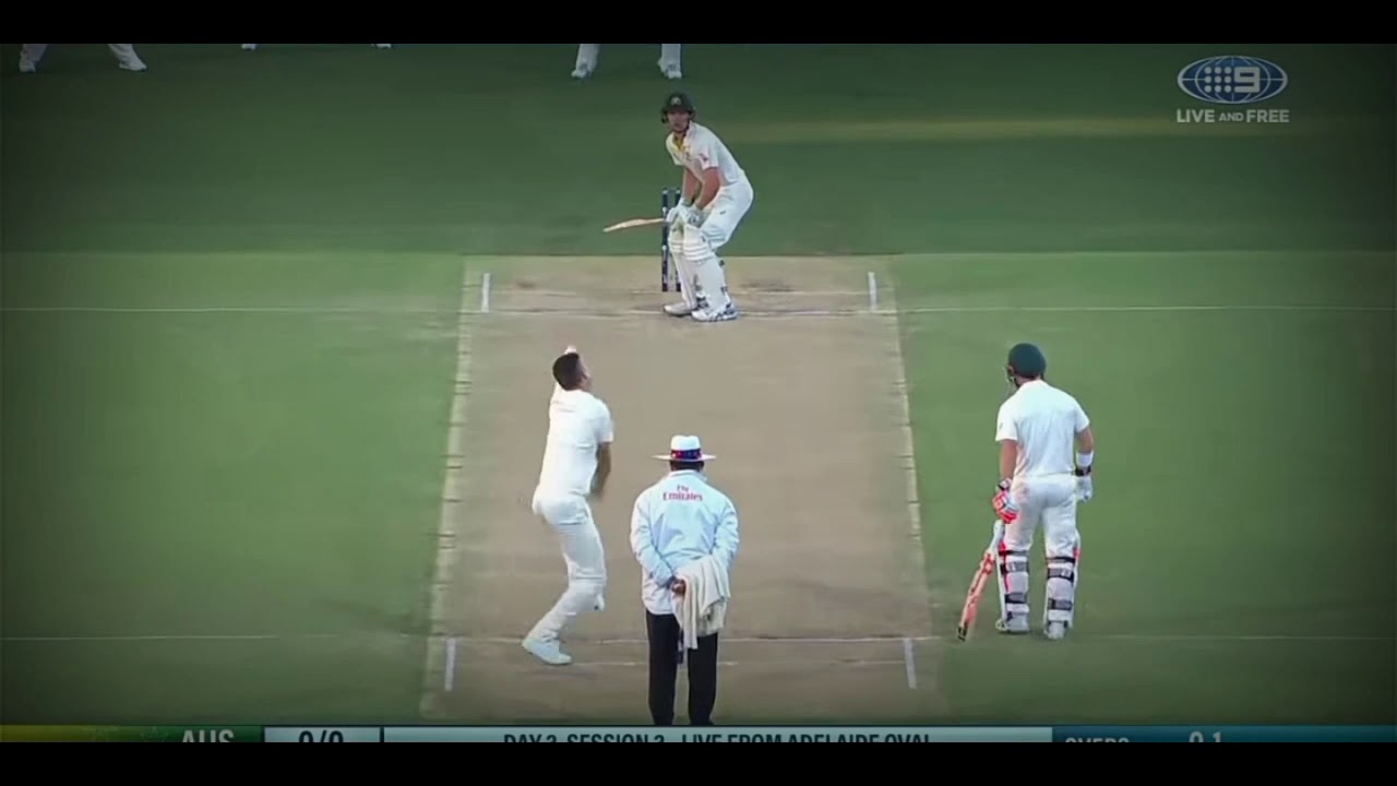 James Anderson king of Swing (first pink ball test wicket)
