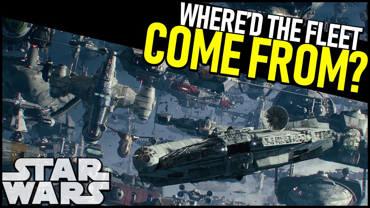 How did the Resistance get their MASSIVE FLEET in The Rise of Skywalker?