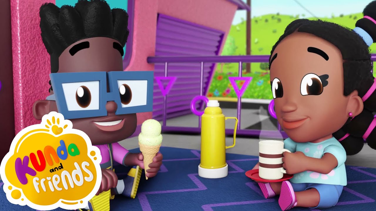 Words And Opposites | Nursery Rhymes | Afrobeats | Kids Cartoons | Songs For Kids | Kunda & Friends