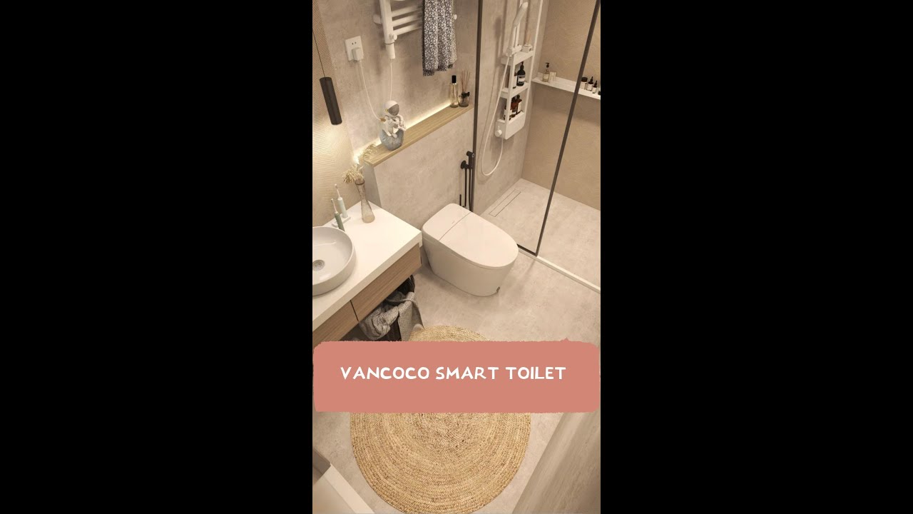 4sq bathroom renovation | Intelligent toilet with super siphon function ✨