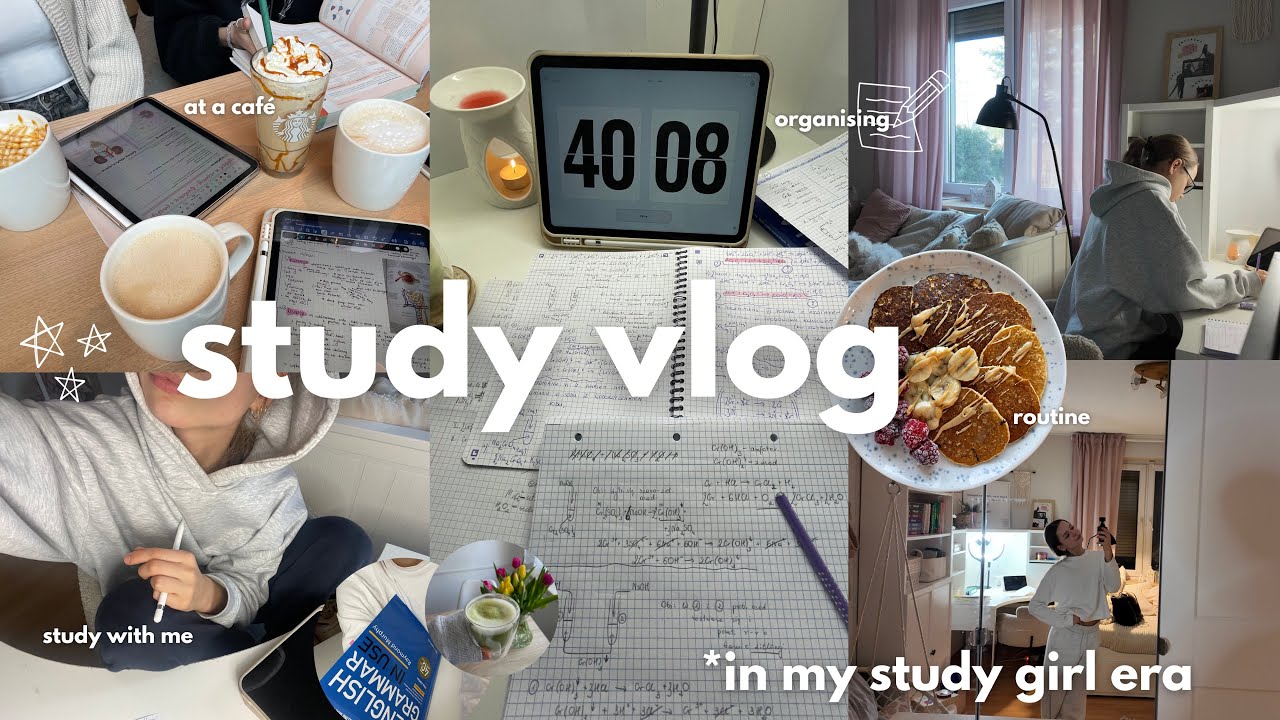 STUDY VLOG✨📚 *in my study girl era, nauka ze mną, study tips, organizacja nauki